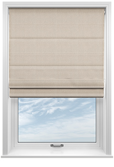 Roslin (Blackout), Griege - Motorised Roman Blind